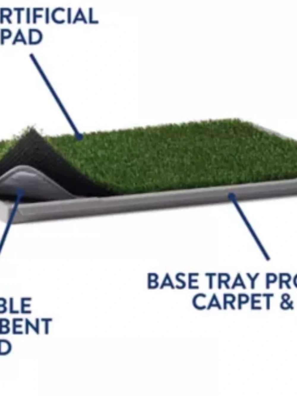 Top Paw Indoor Grass Potty Pad System For Dogs NIB